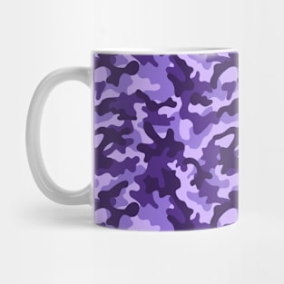 Purple Camouflage Pattern Mug